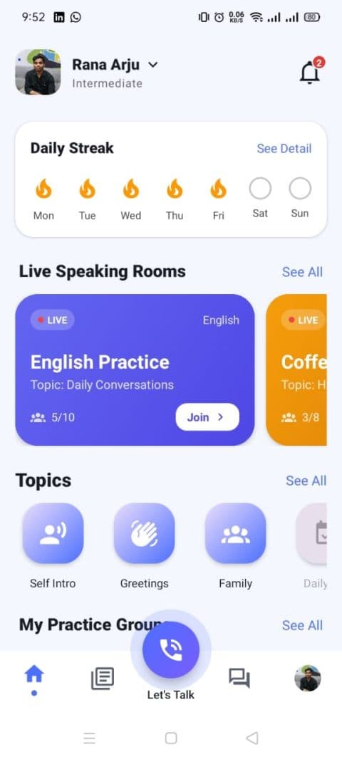Speakra - Language learning platform screenshot 4