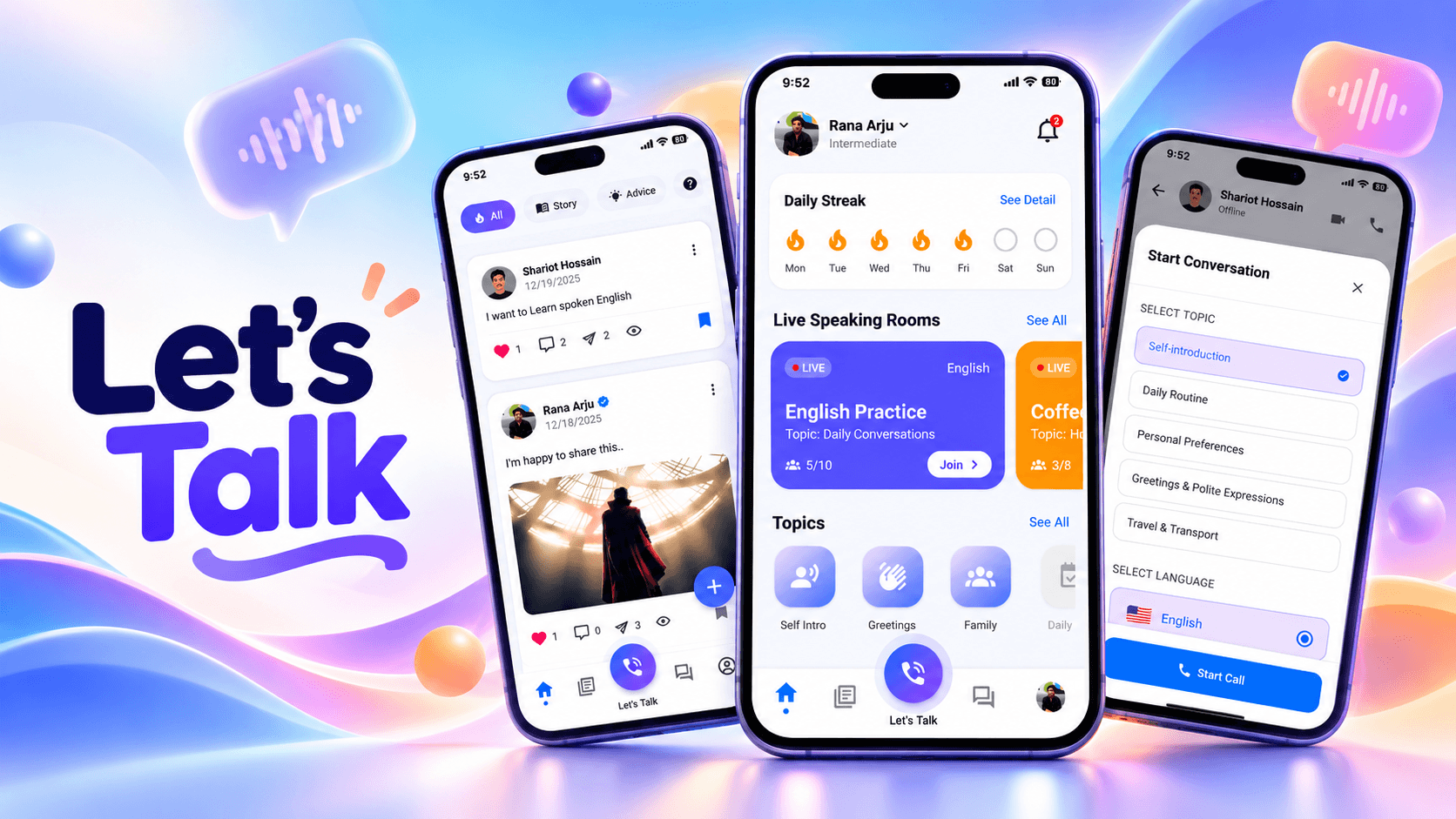 Speakra - Language learning platform